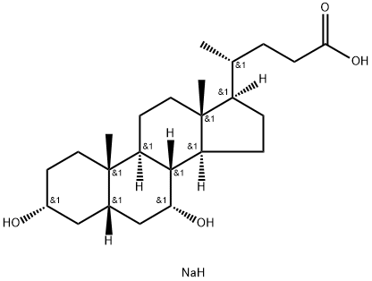 2646-38-0 3α,7α-ジヒドロキシ-5β-コラン-24-酸ナトリウム