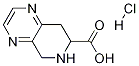 Pyrido[3,4-b]pyrazine-7-carboxylic acid, 5,6,7,8-tetrahydro-, hydrochloride Structure