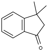 3,3-二甲基-2,3-二氢-1H-茚-1-酮,26465-81-6,结构式
