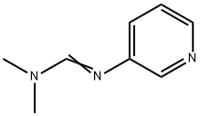 N1,N1-ジメチル-N2-(3-ピリジル)ホルムアミジン 化学構造式