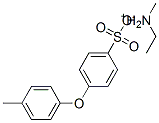 ALPHA-TRIMETHYLAMMONIUM4-TOLYOXY-4-BENZENESULFONATE Structure
