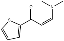 (Z)-3-(diMethylaMino)-1-(thiophen-2-yl)prop-2-en-1-one Struktur