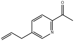 Ethanone, 1-[5-(2-propenyl)-2-pyridinyl]- (9CI) Structure