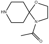 1-Oxa-4,8-diazaspiro[4.5]decane,  4-acetyl-  (9CI) Structure