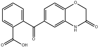 2-[(3-OXO-3,4-DIHYDRO-2H-1,4-BENZOXAZIN-6-YL)CARBONYL]BENZENECARBOXYLIC ACID price.