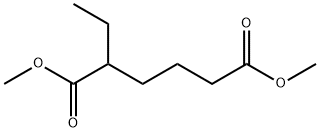 ヘキサン-1,4-ジカルボン酸ジメチル 化学構造式