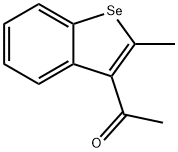 Ethanone, 1-(2-methylbenzo[b]selenophene-3-yl)- 结构式