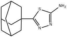 5-ADAMANTAN-1-YL-[1,3,4]THIADIAZOL-2-YLAMINE,26526-57-8,结构式