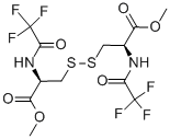 N,N'-BIS(TRIFLUOROACETYL) L-CYSTINE DIMETHYL ESTER 化学構造式