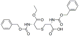 3,3'-Thiobis(N-benzyloxycarbonyl-L-alanine ethyl) ester Structure