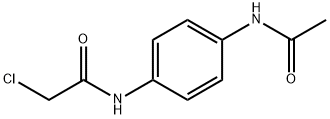 N-(4-乙酰氨基苯基)-2-氯-乙酰胺,2653-10-3,结构式