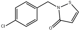 2-(4-Chlorophenylmethyl)-3(2H)-isothiazolone,26530-09-6,结构式