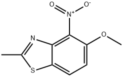 Benzothiazole, 5-methoxy-2-methyl-4-nitro- (9CI),265312-58-1,结构式