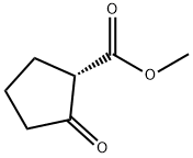 Cyclopentanecarboxylic acid, 2-oxo-, methyl ester, (1S)- (9CI) Structure