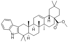 1'H-OLEANA-2,12-DIENO[3,2-B]INDOL-28-OIC ACID METHYL ESTER Struktur