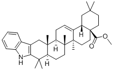 1'H-OLEANA-2,12-DIENO[3,2-B]INDOL-28-OIC ACID METHYL ESTER 结构式