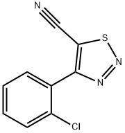 4-(2-Chlorophenyl)-1,2,3-thiadiazole-5-carbonitrile|4-(2-氯苯基)-1,2,3-噻二唑-5-甲腈