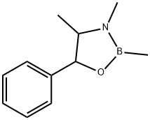 5-Phenyl-2,3,4-trimethyl-1,3,2-oxazaborolidine 结构式