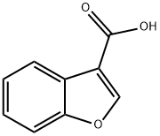 ベンゾフラン-3-カルボン酸 化学構造式