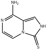 8-AMINOIMIDAZO[1,5-A]PYRAZINE-3-THIOL,26538-76-1,结构式