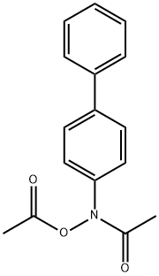 N-acetoxy-4-acetylaminobiphenyl Structure