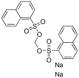 ナフタレンスルホン酸, メチレンビス, ジナトリウム  化学構造式