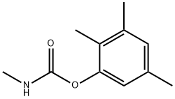 2,3,5-三甲基苯基N-甲基氨基甲酸酯, 2655-15-4, 结构式