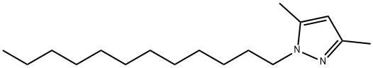 1-Dodecyl-3,5-dimethyl-1H-pyrazole, 2655-30-3, 结构式
