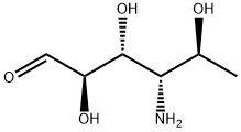4-Amino-4,6-dideoxy-L-mannose,26552-82-9,结构式