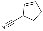 2-Cyclopentene-1-carbonitrile 结构式