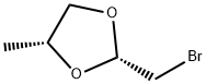 cis-2-Bromomethyl-4-methyl-1,3-dioxolane Struktur