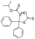 (Diphenylmethylenebisthio)bis(thioformic acid O-isopropyl) ester Structure