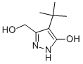 4-叔丁基-3-(羟基甲基)-1H-吡唑-5-醇 结构式