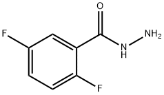 2,5-difluorobenzohydrazide 化学構造式