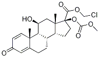 17-Methoxycarbonyl Loteprednol Struktur