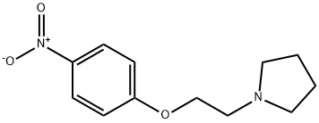 1-(2-(4-硝基苯氧基)乙基)吡咯啉 结构式