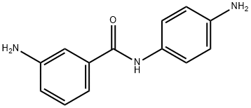 3,4'-二氨基苯酰替苯胺,2657-93-4,结构式