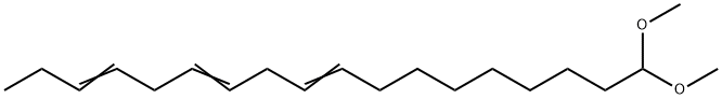 9,12,15-オクタデカトリエナールジメチルアセタール 化学構造式