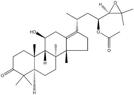 Alisol B acetate Struktur
