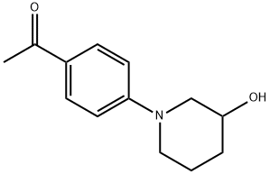 p-(3-Hydroxypiperidino)acetophenone,26576-67-0,结构式
