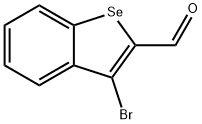 3-ブロモベンゾ[b]セレノフェン-2-カルボアルデヒド 化学構造式