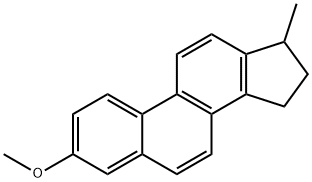 15H-Cyclopenta(a)phenanthrene, 16,17-dihydro-3-methoxy-17-methyl- Structure