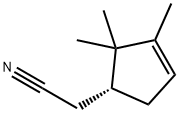 (R)-2,2,3-trimethylcyclopent-3-ene-1-acetonitrile Struktur