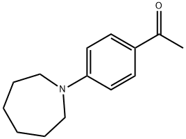 (4-Azepan-1-ylphenyl)ethan-1-one Struktur