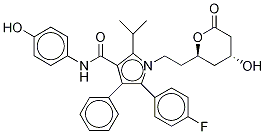 4-Hydroxy Atorvastatin Lactone-d5 Struktur