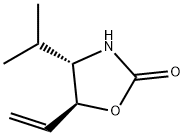 2-Oxazolidinone,5-ethenyl-4-(1-methylethyl)-,(4S,5S)-(9CI) Struktur