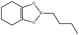 2-Butyl-4,5,6,7-tetrahydro-1,3,2-benzodioxaborole Struktur