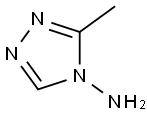 3-メチル-4H-1,2,4-トリアゾール-4-アミン HYDROCHLORIDE 化学構造式