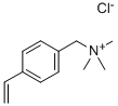 塩化ビニルベンジルトリメチルアンモニウム 化学構造式