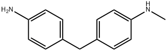 N-甲基-4,4'-甲撑二苯胺 结构式